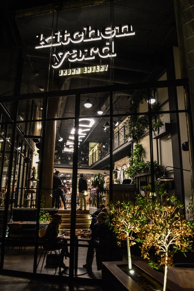 Kitchen Yard on Saturday Night